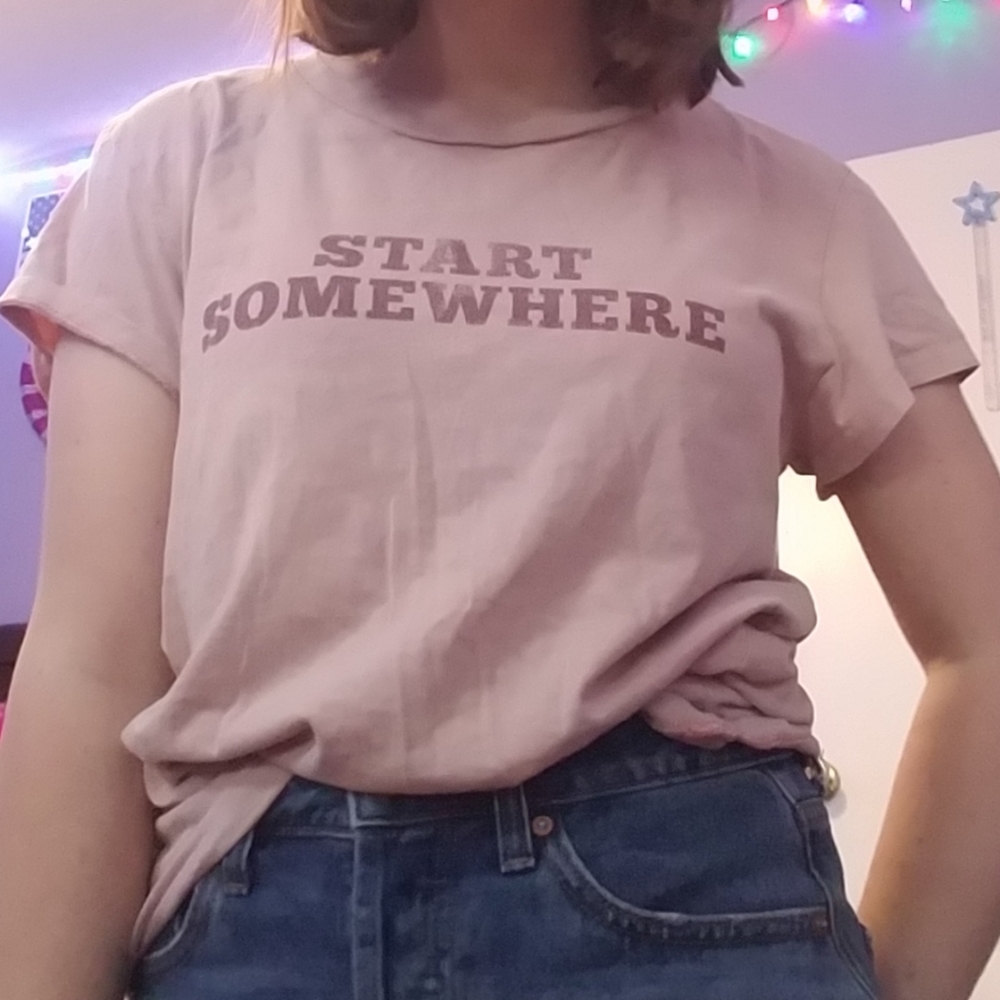 start somewhere tee
